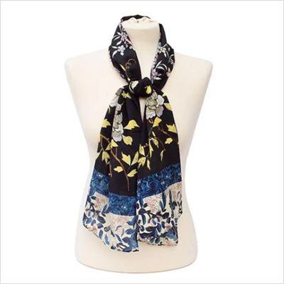 100% svilena crepe de chine šal